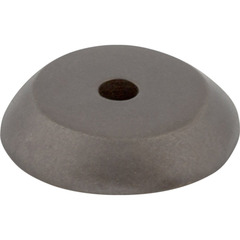 Aspen Round  Backplate, 0.875" H x 0.875" W x 0.19" D, Medium Bronze