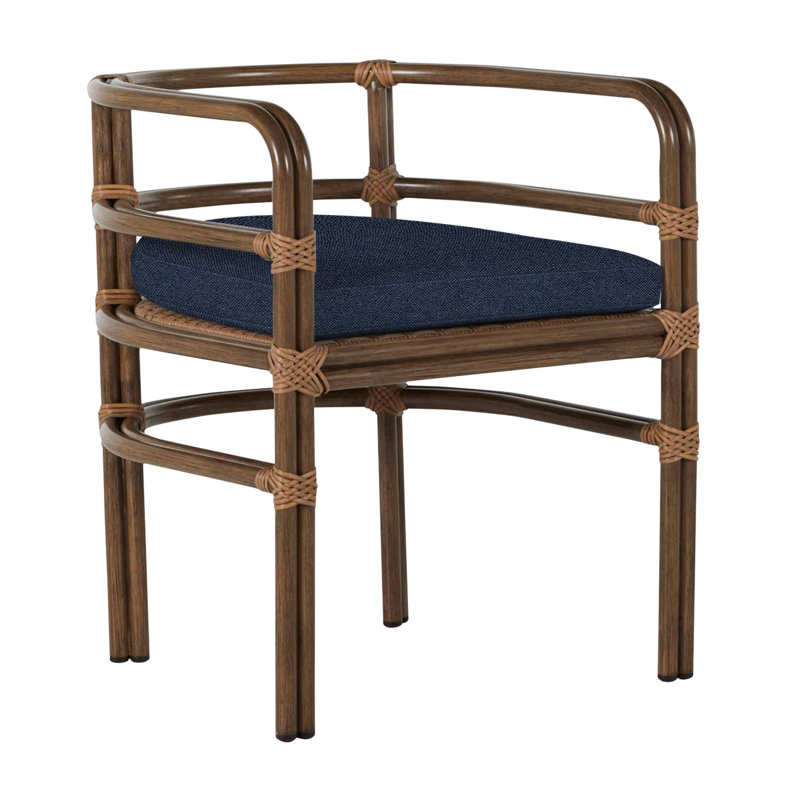Malibu Arm Chair, No Welt, Intermix Indigo