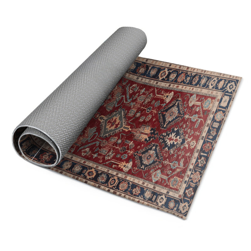 Turkish Brown Indoor and Outdoor Area Rug, Rectangle 8' x 10'