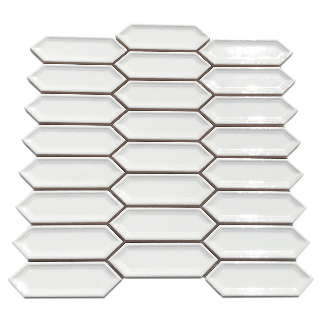 1.2" x 4.2" Porcelain Mosaic Wall & Floor Tile Parvatile (38178) 