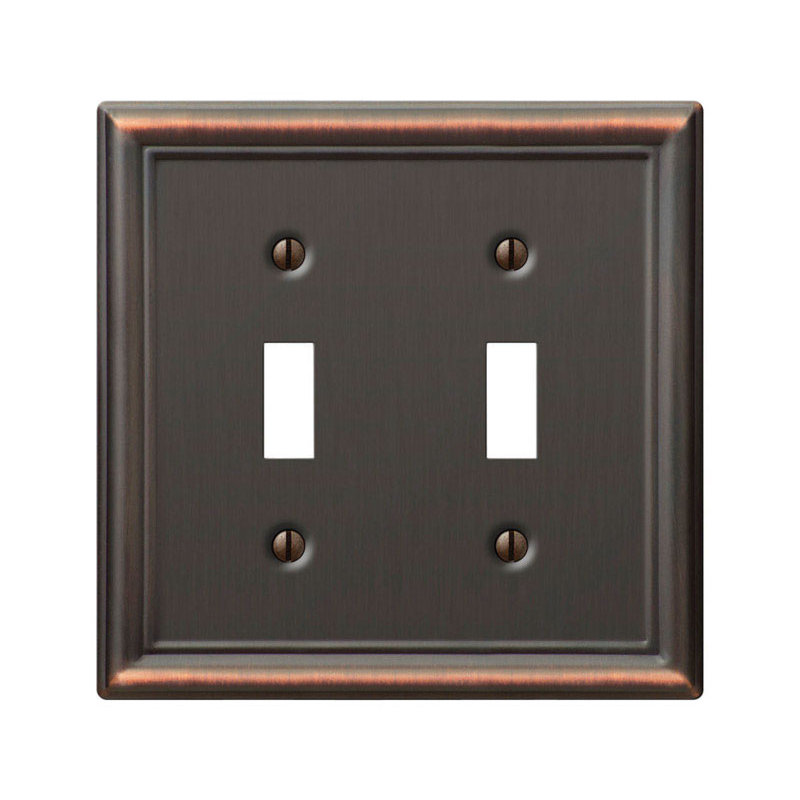Tindle No Subject 2 - Gang Toggle Light Switch Jumbo Wall Plate
