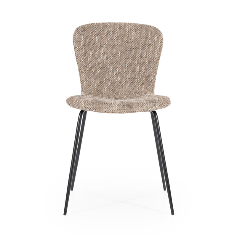 Upholstered Dining Chair, Brown
