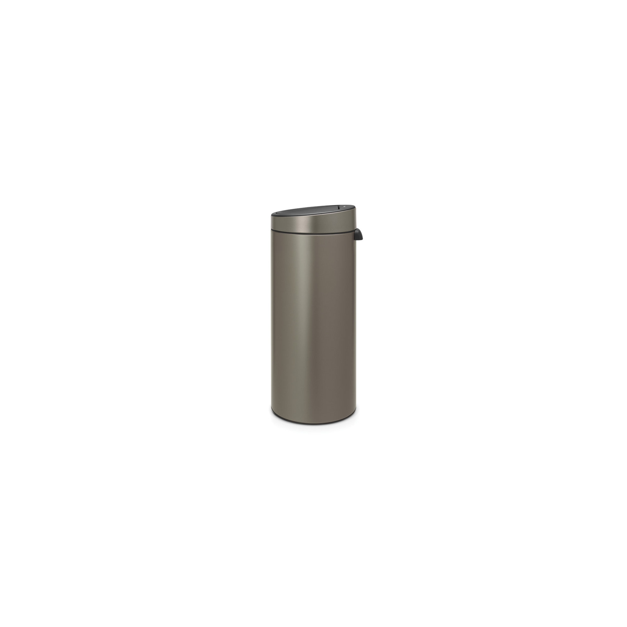Brabantia 8 Gallon Touch Top Trash Can, Platinum