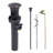 Lift Rod Bathroom Sink Drain with Overflow-98303450