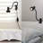 O’Bright LED Clip-On Light Desk, Dimmable LED Desk Lamp With Metal Clamp, 5W LED, Silver-1317465035