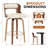 Swivel Faux Leather Counter Height Bar Stools-1142418793-1157621654