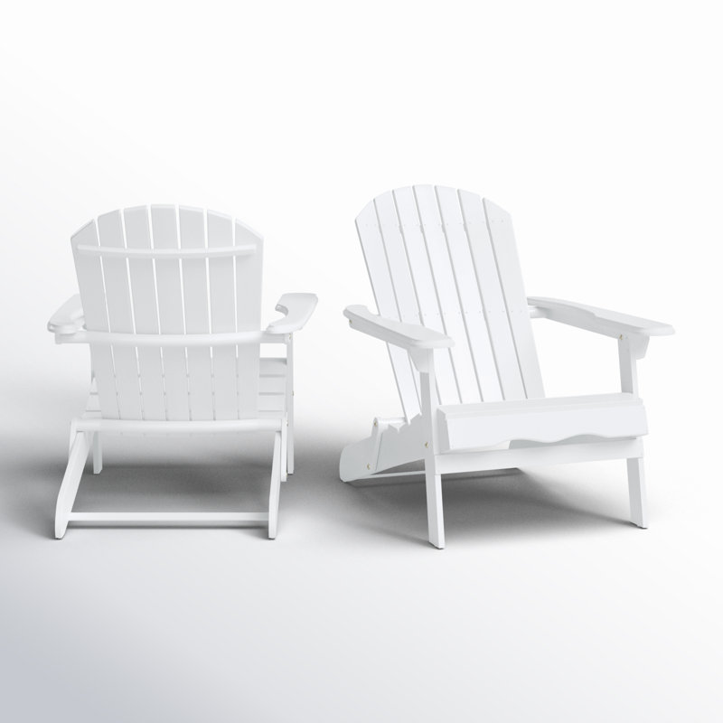 Woking Foldable Outdoor Adirondack Set, Teal