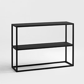 Mccarver 100cm Solid Wood Top Console Table