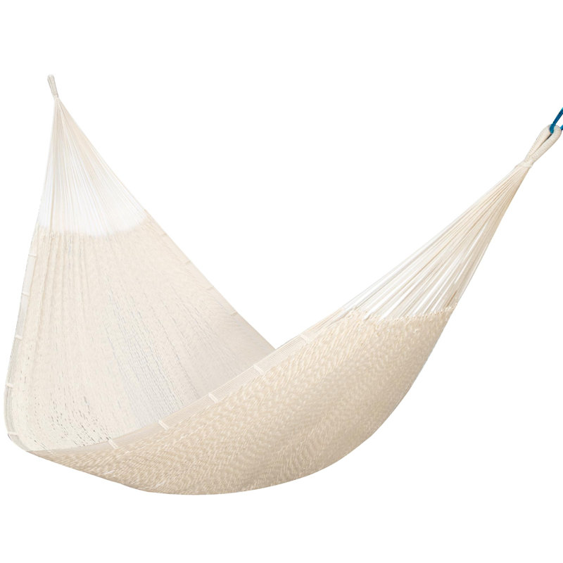 Hamac, hamacs en corde souple tissés à la main pour l'intérieur, capacité maximale de 600 lb, sangles d'arbre et mousquetons inclus
