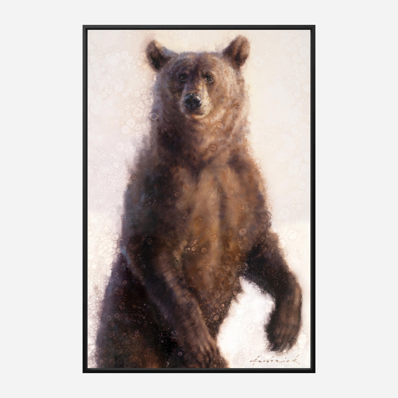 Caught Ya' Lookin Print by David Frederick Riley, 14" H x 10" W x 1.75" D