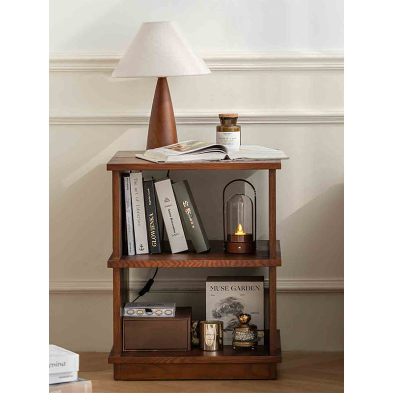 Freestanding Folding Ladder Storage Shelf