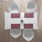 Polyester Patchwork Rectangle Placemat