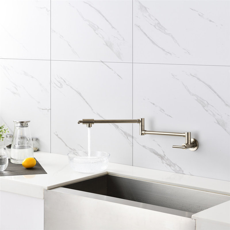 Interbath Kitchen Faucet, Nickel brossé
