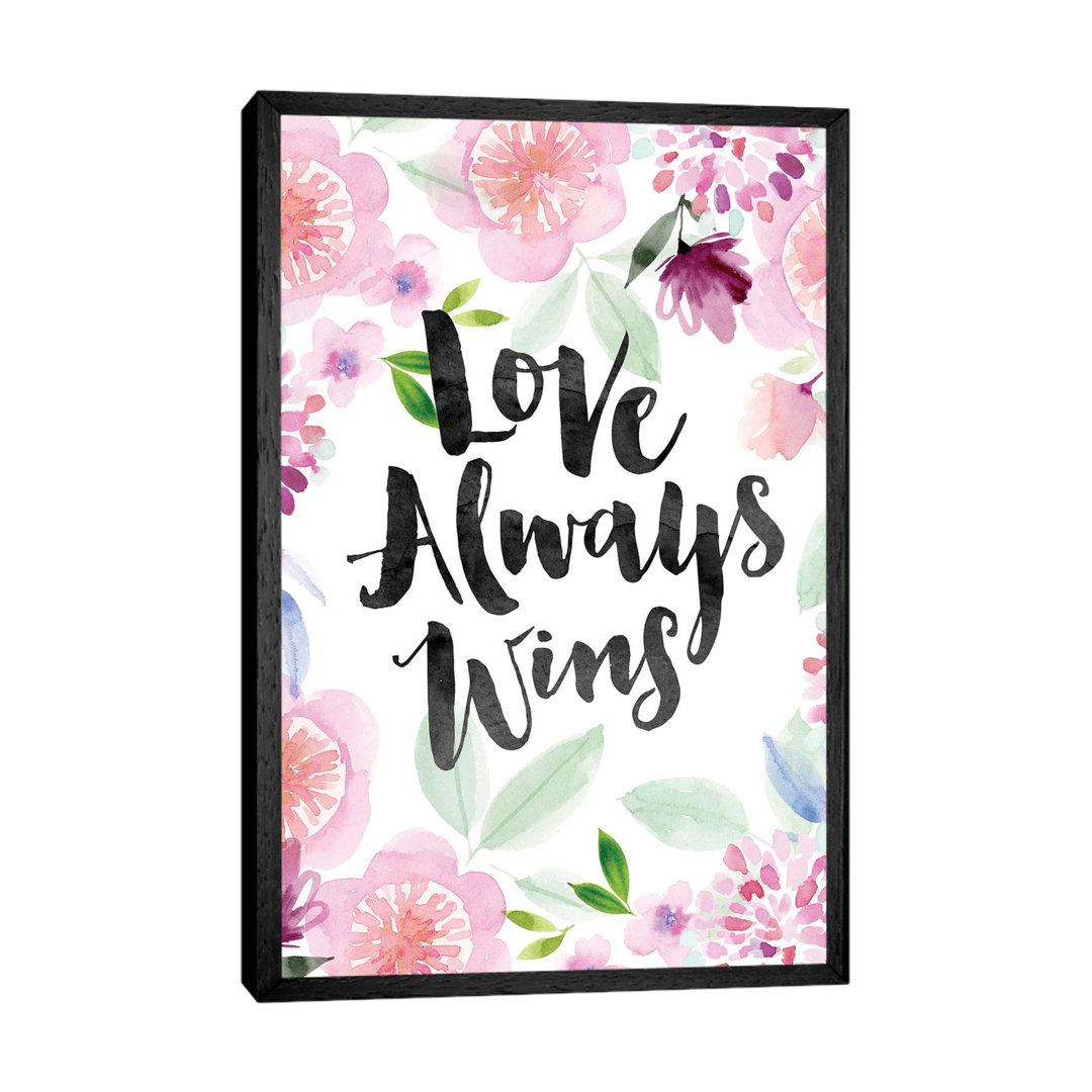 Love Always Wins by Stephanie Ryan - Painting on Canvas
