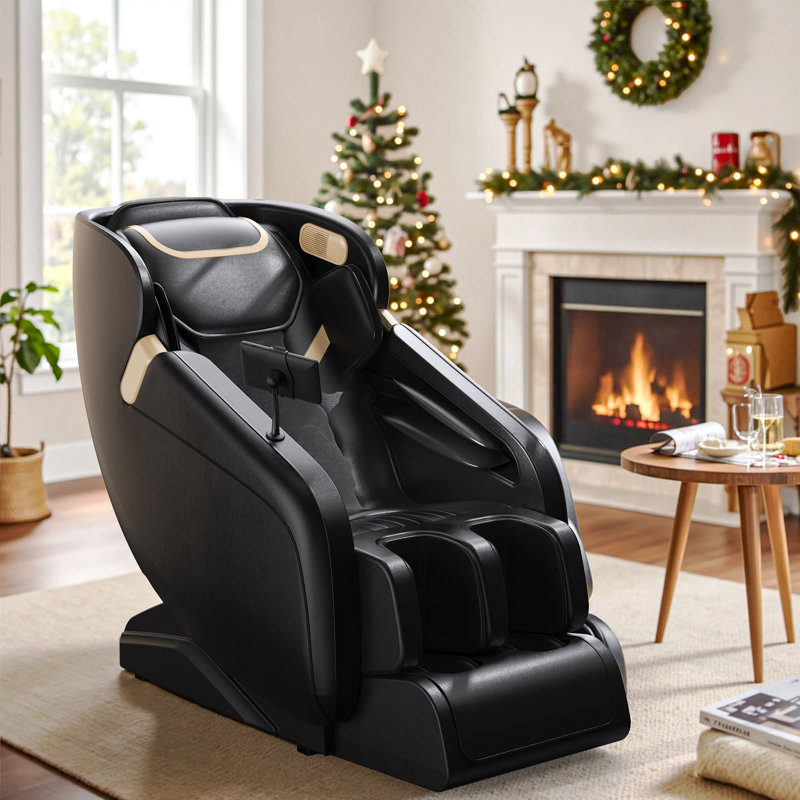 Fauteuil de massage corporel 3D 2026 Bugati avec coussins gonflables, massage des pieds, thermothérapie, fauteuil inclinable shiatsu, écran ACL et commande vocale, musique Bluetooth
