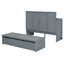 Lit escamotable double avec port USB et grand tiroir-1687859866