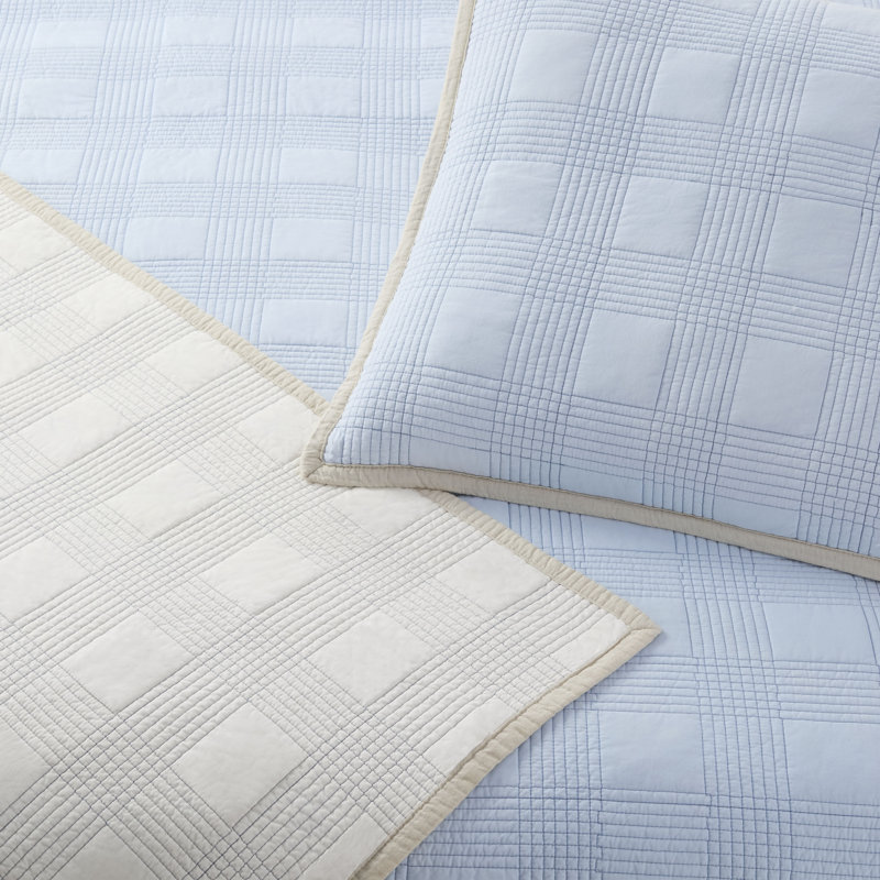 Southern Tide Camden Euro Blue/Ivory Sham