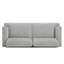 Élégant canapé 3 places 79,9 po Canapé minimaliste pour salon, gris