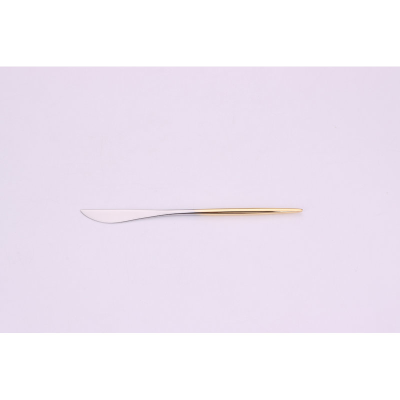Everly Quinn Peon Stainless Steel Flatware Set - Service for 4, Gold/Silver