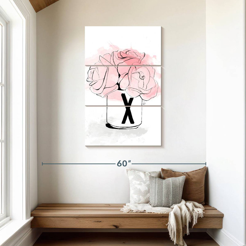 X Bouquet, 45" H x 28" W