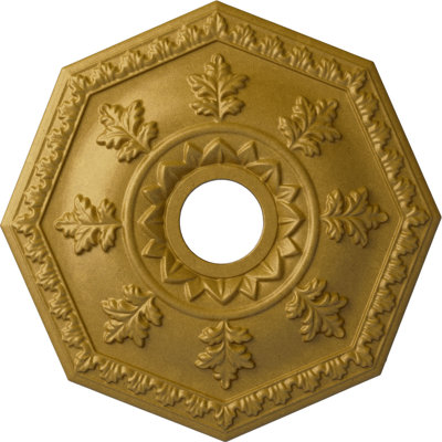 Médaillon de plafond de 18 po x 3 pi x P 1 1/2 po Nottingham (convient aux auvents jusqu'à 4 5/8 po)