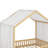 Full Bed Frame For Kids, House Shape Toddler Bed Frame With High Railings-334765374-334765370