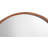 Leather Strap Hanging Wood Wall Mirror-23509694