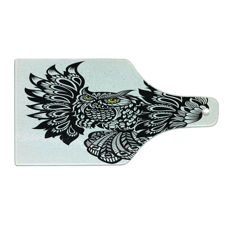 Planche à découper en verre trempé Ambesonne