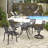 Frontenac Round Outdoor Dining Table With Umbrella Hole , 48'' in. W 48'' in. D-20237349
