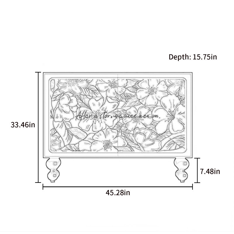 Armoire d'appoint à deux portes de luxe Modern Light, Ivoire blanc