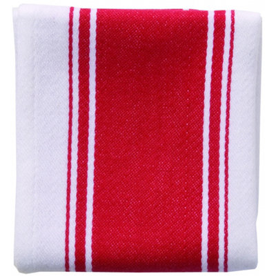 Serviette de thé rouge 18 po x 28 po Symmetry