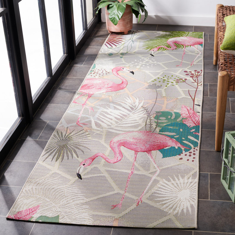 Izabella 500 Performance Geometric Indoor/Outdoor Area Rug, Runner 2'8" x 8'
