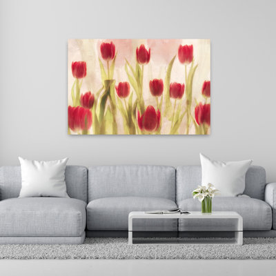 Joyeuses tulipes, tulipe délicate et élégante