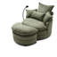 Fauteuil demi-tonneau pivotant à 360 ° Moderne et confortable-1402514101