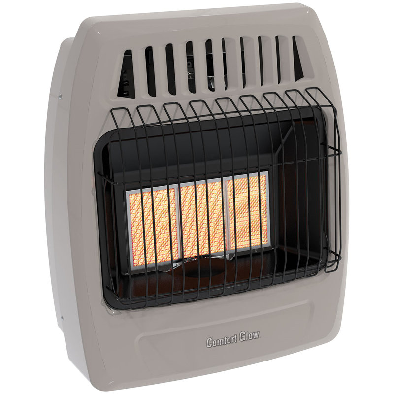 Comfort Glow 18,000 BTU Natural Gas Wall Heater, Heats Up to 800 Sq. Ft.– KWN391