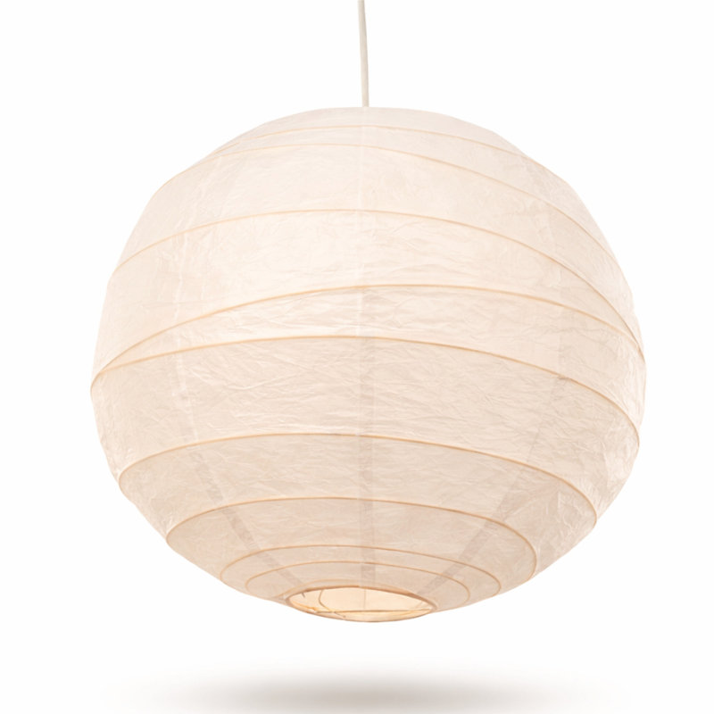 Irregular Paper Sphere Pendant Shade, 48 cm W