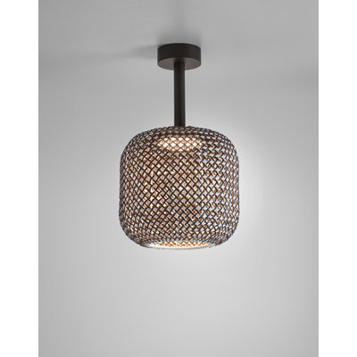 Nans LED Outdoor Semi Flush Mount
