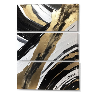 New Gold Balance III - 3 impressions sur toile tendue