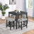 Shayleigh 5 - Person Four Leg Dining Set-1912021771-1912021768-1912021769