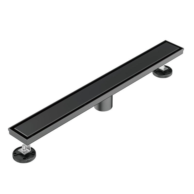 36 In. Stainless Steel Linear Shower Drain With Tile-In Pattern Surface