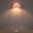 63" Blush Pink Feather Floor Lamp with Dome Shade-1851775498-1851775501