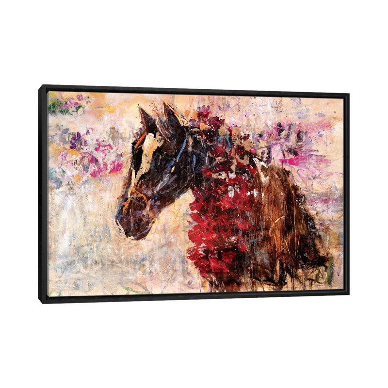 «Pride and Joy» par Julian Spencer - reproduction d'art, Pas de tapis, H 26 po x l 40 po x 1,5 po, Toile avec cadre noir