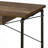 Desk,Weathered Oak And Black 1-Drawer Writing Desk