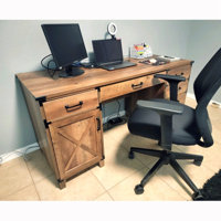 Trent Austin Design® Nguyen 59 '' Executive Desk with Drawers & Reviews