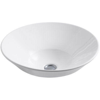 Conical Bell Artist Editions Oval Vessel or Wall Mount Bathroom Sink