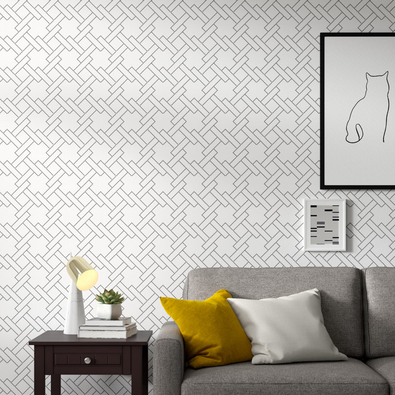 Efland Peel & Stick Geometric Roll, 2' W x 18' H