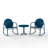 Burley 2 - Person Patio Conversation Set-1432968768