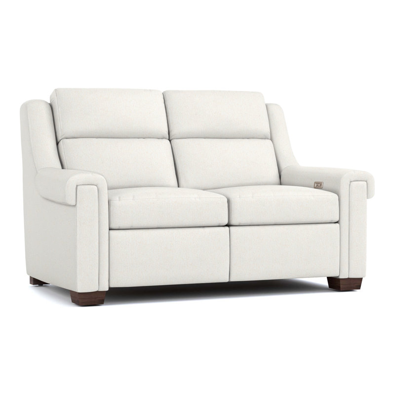 Chester Reclining Loveseat, Perigold Improve White