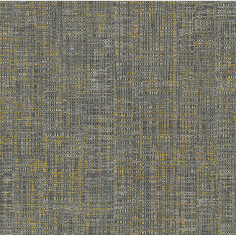 Papier peint tissé en rotin, Gris