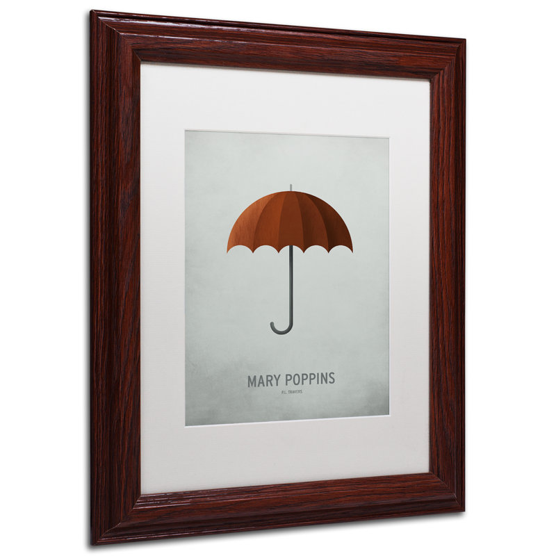 Christian Jackson Characters Framed Art, 14" H x 11" W x 0.5" D, White